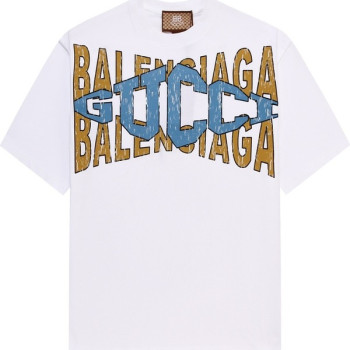 [ Balenciaga x Gucci ] 라운드 반팔티