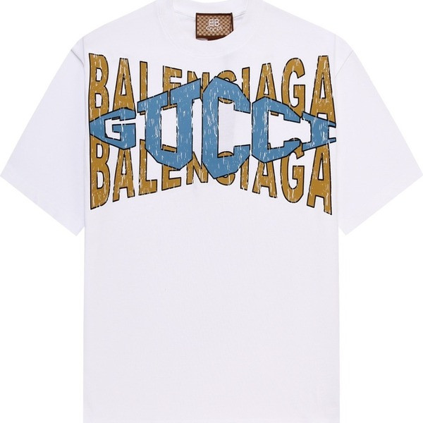 [ Balenciaga x Gucci ] 라운드 반팔티