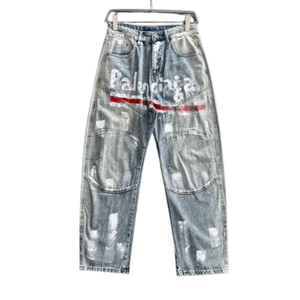 [ Balenciaga ] 발렌시아가 와이드 데님 진