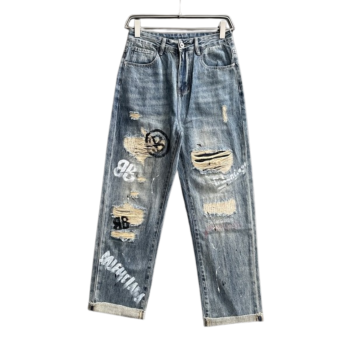 [ Balenciaga ] 발렌시아가 와이드 데님 진