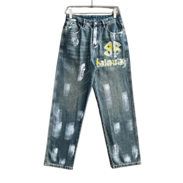 [ Balenciaga ] 발렌시아가 와이드 데님 진