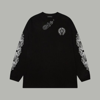 [ Chrome Heart* ] 크롬하* 라운드 긴팔티