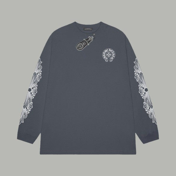 [ Chrome Heart* ] 크롬하* 라운드 긴팔티