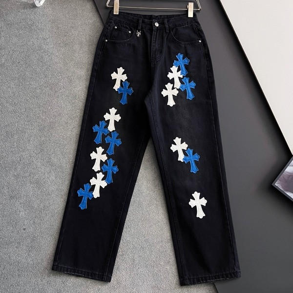 [ Chrome Heart* ] 크롬하* 데님 팬츠