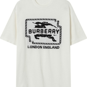 [ Burberry ] 버버리 라운드 반팔 니트