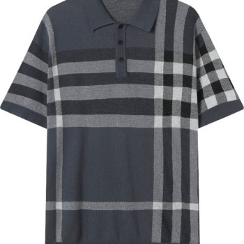 [ Burberry ] 버버리 카라 반팔 니트