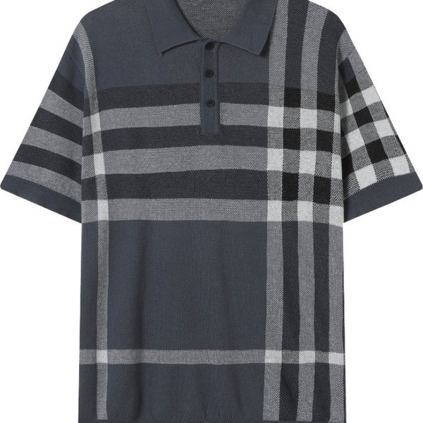 [ Burberry ] 버버리 카라 반팔 니트