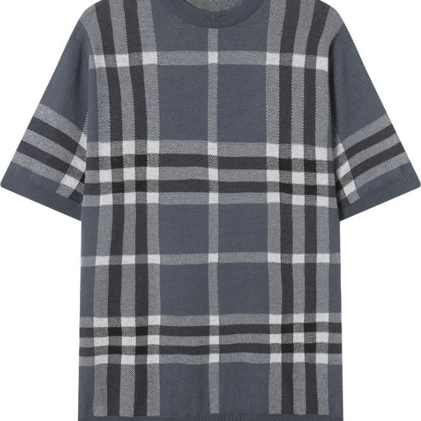 [ Burberry ] 버버리 라운드 반팔 니트