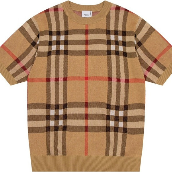 [ Burberry ] 버버리 라운드 반팔 니트