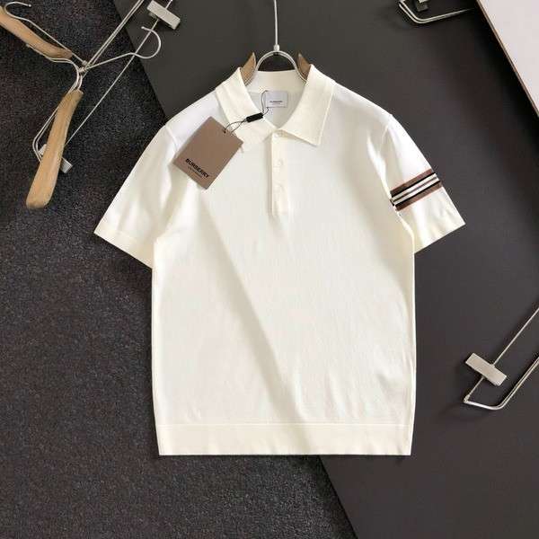 [ Burberry ] 버버리 PK 카라 반팔 니트