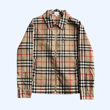 [ Burberry ] 버버리 체크 집업 자켓