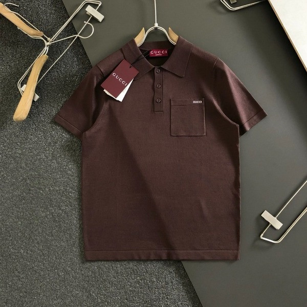 [ Gucci ] 구찌 PK 카라 반팔 니트