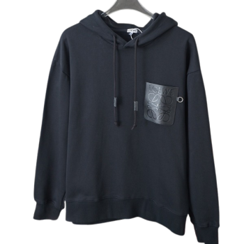 [ Loewe ] 로에베 가죽 포켓 후드티