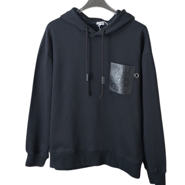 [ Loewe ] 로에베 가죽 포켓 후드티