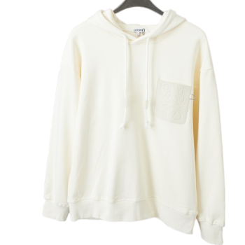 [ Loewe ] 로에베 가죽 포켓 후드티