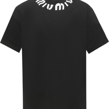 [ Miu Miu ] 미우미우 라운드 반팔티