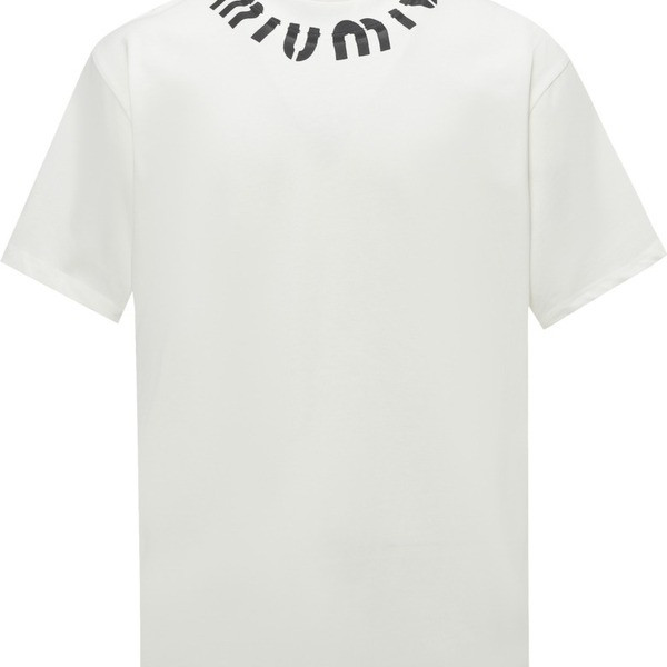 [ Miu Miu ] 미우미우 라운드 반팔티