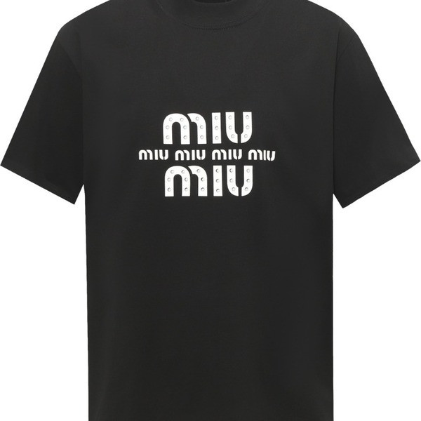 [ Miu Miu ] 미우미우 라운드 반팔티