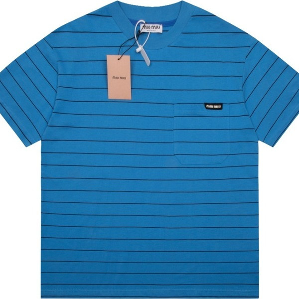 [ Miu Miu ] 미우미우 라운드 반팔티