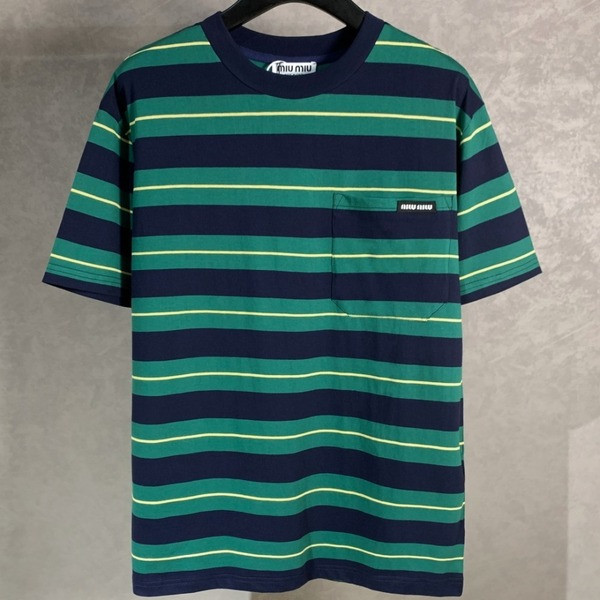 [ Miu Miu ] 미우미우 라운드 티셔츠