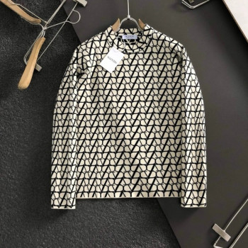 [ Valentino ] 발렌티노 자카드 울 니트