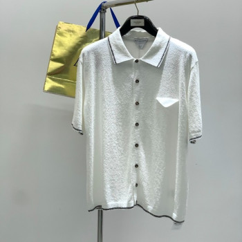 [ Bottega Veneta ] 보테가베네타 카라 반팔 니트