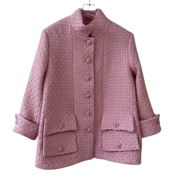 [ 샤넬 ] 실크 트위드 코트