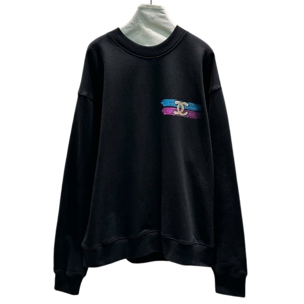 [ 샤넬 ] 25ss 봄 핸드프린팅 긴팔 맨투맨