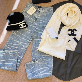 [ 샤넬 ] 25ss 더블 C 데님 청바지