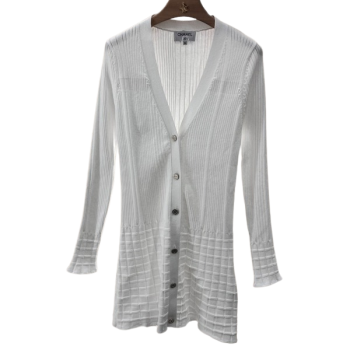 [ 샤넬 ] 25ss 브이넥 트임 니트 롱 가디건