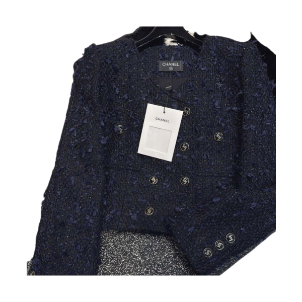 [ 샤넬 ] 트위드 코트 자켓