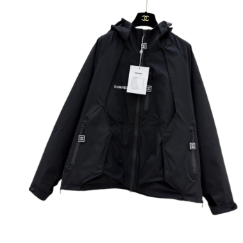 [ 샤넬 ] 빈티지 후드 바람막이 점퍼 자켓