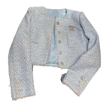 [ 샤넬 ] 브로치 트위드 자켓