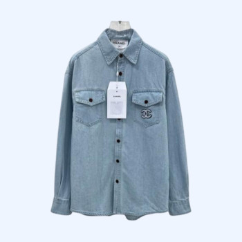 [ 샤넬 ] 25ss 더블c 자수 자카드 데님 자켓