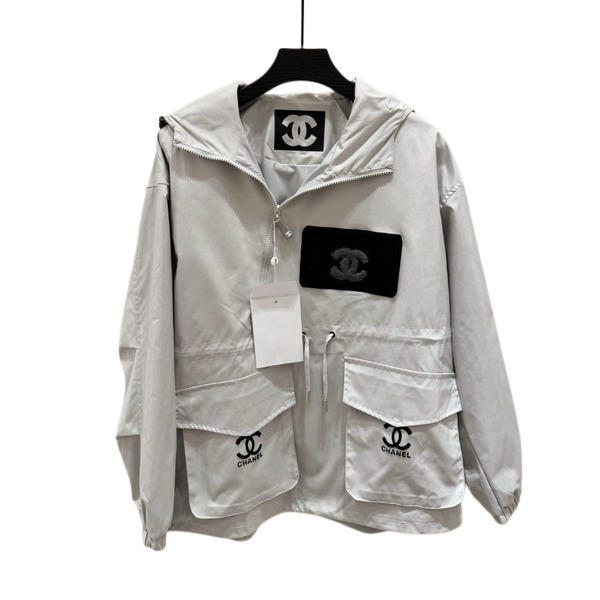 [ 샤넬 ] 25ss 후드 바람막이 자켓