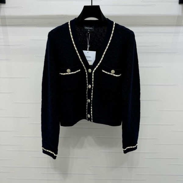[ Chanel ] 샤넬 체인 브이넥 가디건