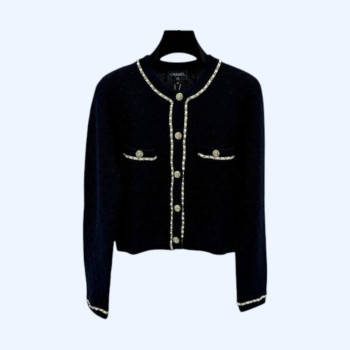 [ Chanel ] 샤넬 체인 라운드 가디건