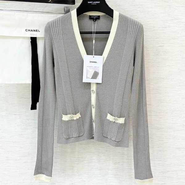 [ Chanel ] 샤넬 골지 니트 가디건