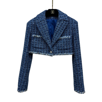 [ Chanel ] 샤넬 카라 크롭 자켓