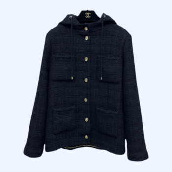 [ Chanel ] 샤넬 후드 코트