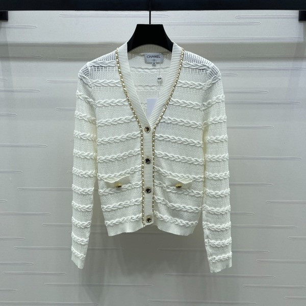 [ Chanel ] 샤넬 CC 체인 니트 가디건