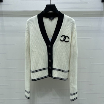 [ Chanel ] 샤넬 CC 골지 니트 가디건