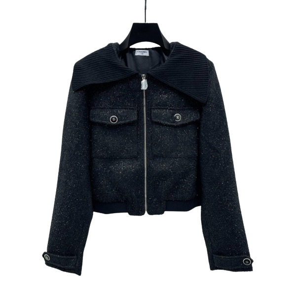 [ Chanel ] 샤넬 카라 집업 자켓