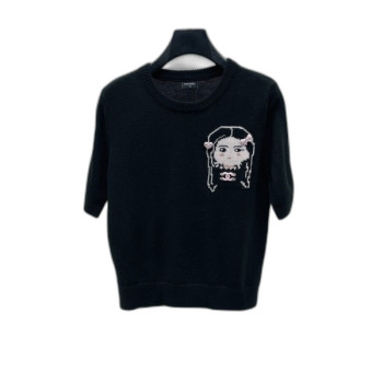 [ Chanel ] 샤넬 울 반팔 니트