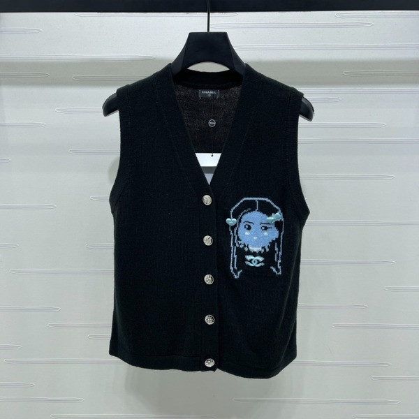 [ Chanel ] 샤넬 울 니트 베스트