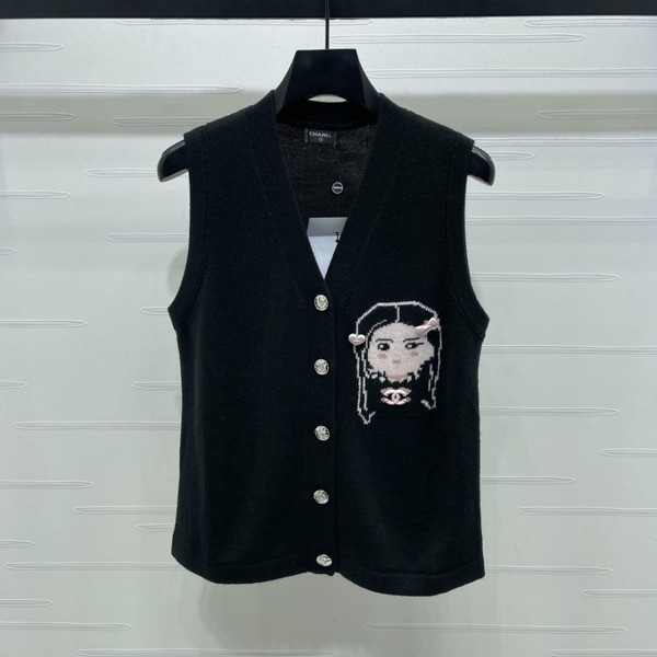 [ Chanel ] 샤넬 울 니트 베스트