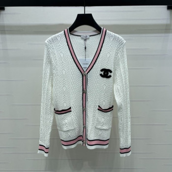 [ Chanel ] 샤넬 CC 배색 가디건