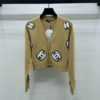 [ Chanel ] 샤넬 CC 패치 니트 가디건