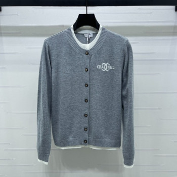 [ Chanel ] 샤넬 레이어드 울 니트 가디건