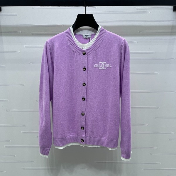 [ Chanel ] 샤넬 레이어드 울 니트 가디건